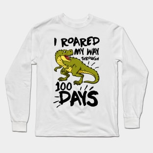 100 Days Of School T-shirt Long Sleeve T-Shirt